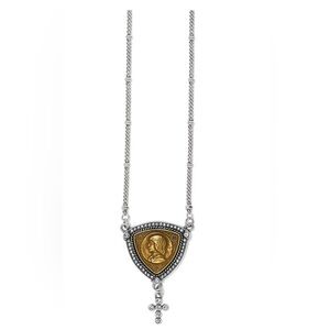Brighton Joan Of Arc Courage Two Tone Necklace